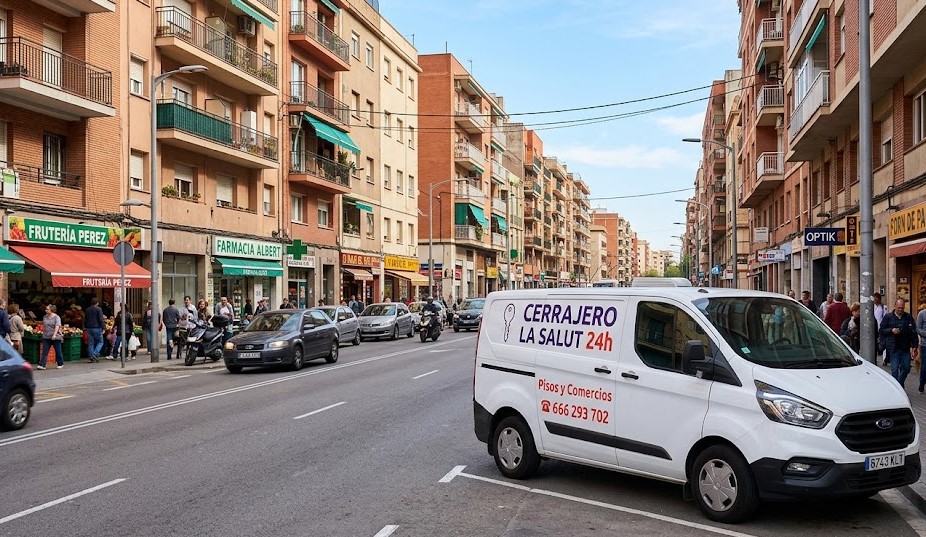 Furgoneta Cerrajero La Salut Badalona Urgente